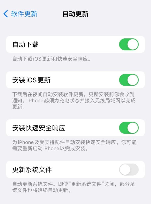 元谋苹果手机维修分享苹果快速安全响应更新有必要安装吗 
