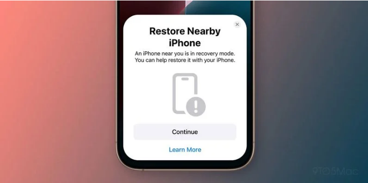 元谋苹果手机维修分享iOS 18无线恢复功能可用另一部iPhone恢复变砖的iPhone 16 